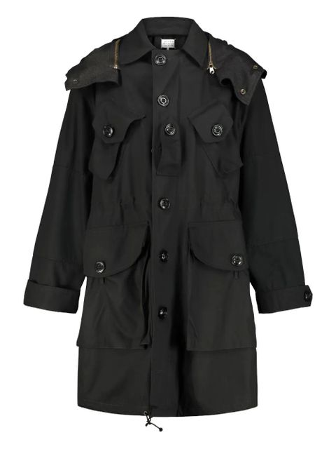 Maison Margiela hooded cotton jacket - Black - zdjęcie produktu nr 1