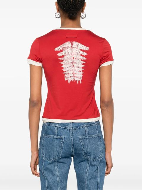 Jean Paul Gaultier logo-embroidered T-shirt