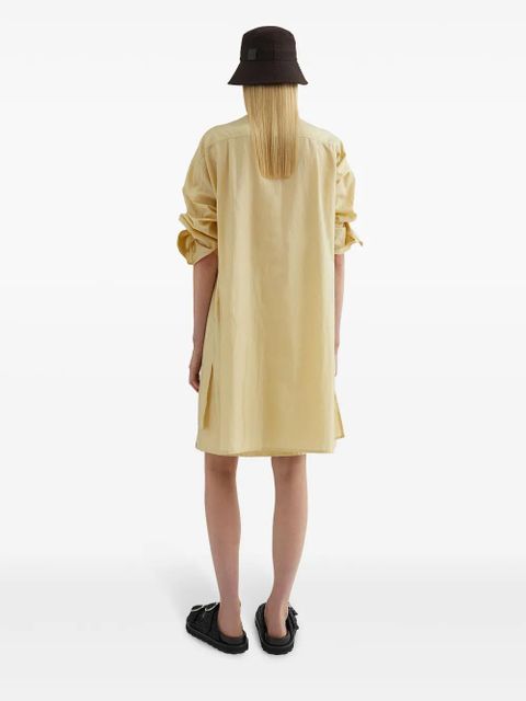 Jil Sander buttoned long shirt - Yellow
