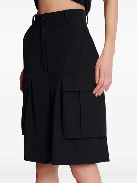 Balmain pleated cargo shorts - Black