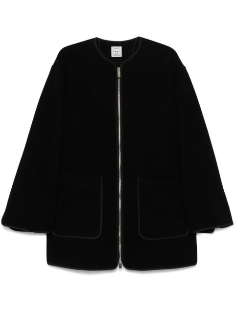 TOTEME felted coat - Black - zdjęcie produktu nr 1