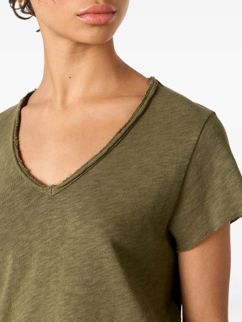 American Vintage Sonoma V-neck T-shirt - Green
