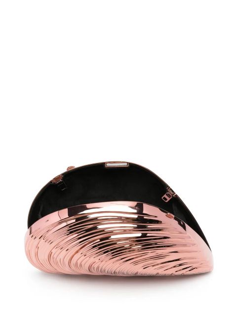 Simkhai Bridget Oyster clutch - Brown