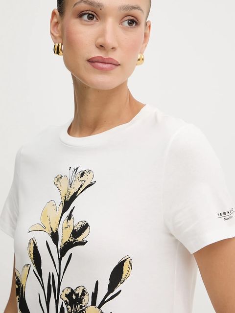 Weekend Max Mara t-shirt bawełniany GUGLIA damski kolor biały 2525976031600