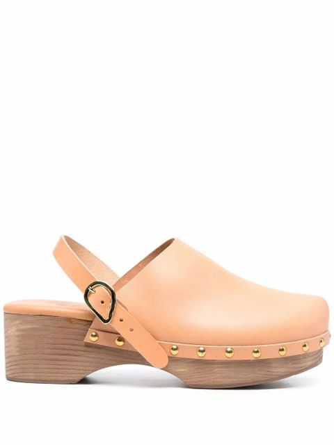 Ancient Greek Sandals Classic Closed 70mm leather clogs - Neutrals - zdjęcie produktu nr 1