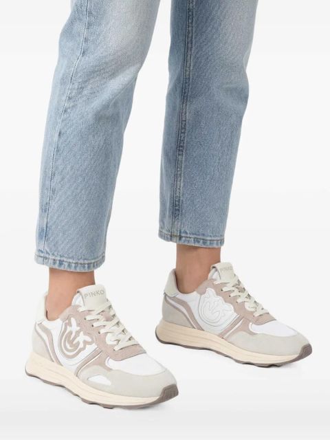 PINKO Love Birds-patch sneakers - Neutrals