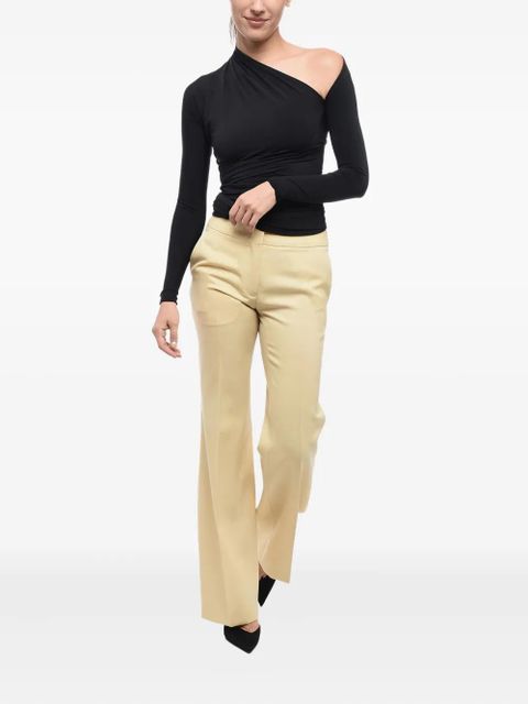 Jil Sander front-pleat wool trousers - Yellow - zdjęcie produktu nr 2