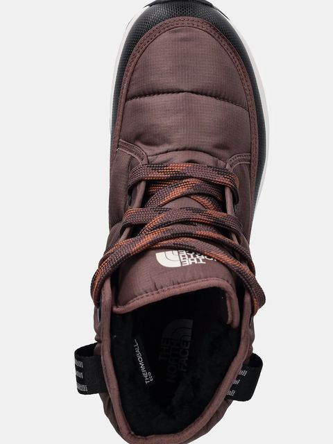 The North Face śniegowce Thermoball Lace Up kolor fioletowy NF0A817WC9R1