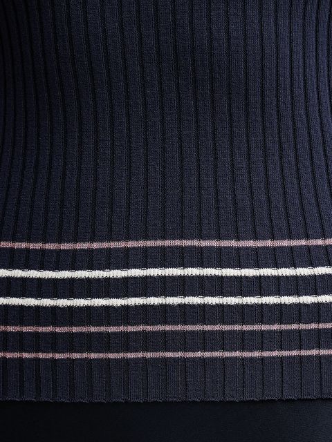 United Colors of Benetton sweter damski kolor granatowy 1E3RE10EK