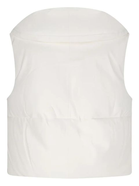 Jil Sander leather gilet - White - zdjęcie produktu nr 2
