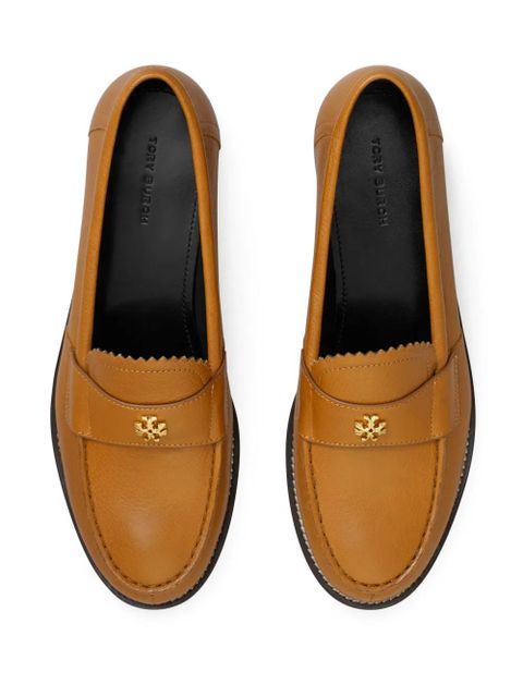 Tory Burch Classic leather loafers - Brown