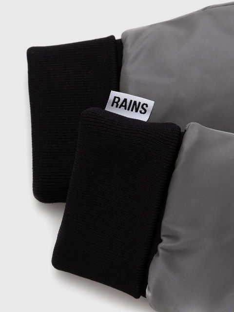 Rains rękawiczki 16070 Alta kolor szary - zdjęcie produktu nr 2