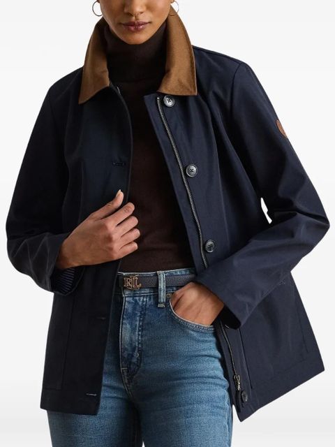Lauren Ralph Lauren collared barn coat - Blue - zdjęcie produktu nr 2