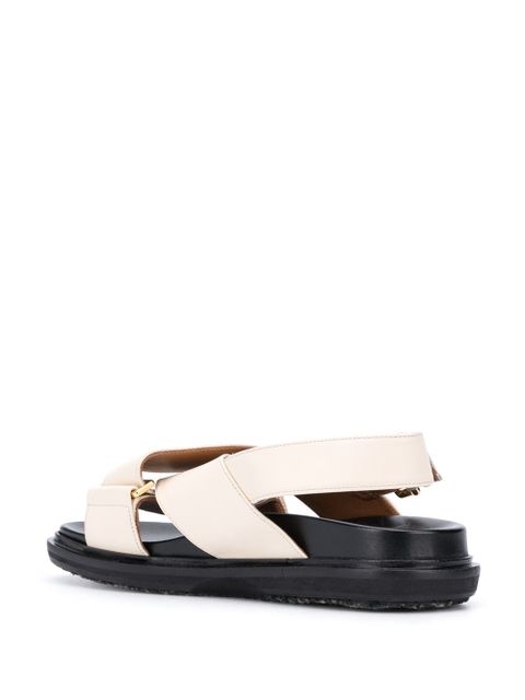 Marni Fussbet criss-cross sandals - Neutrals