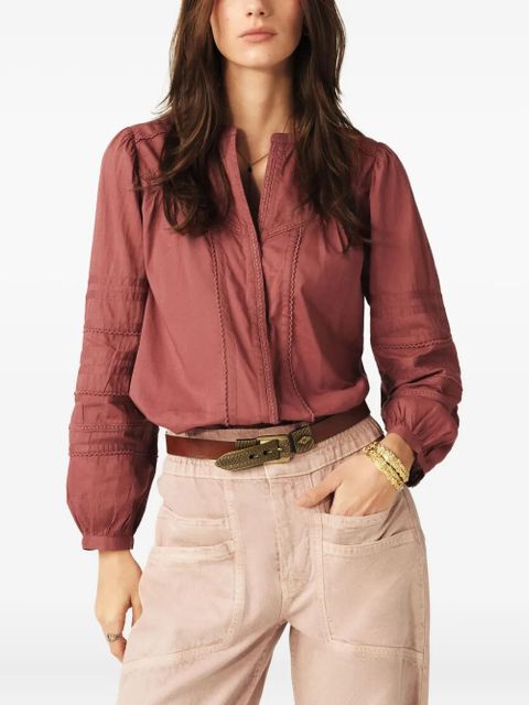 Ba&Sh cotton blouse - Red - zdjęcie produktu nr 2