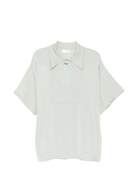 Jil Sander pin polo top - Green - zdjęcie produktu nr 1