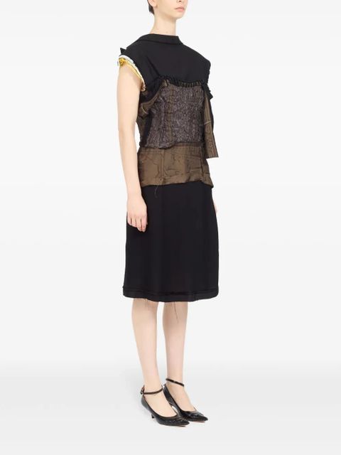 Maison Margiela inside-out effect dress - Black - zdjęcie produktu nr 2