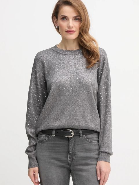 Dkny sweter SWEATERS damski kolor szary lekki P5MSAY50