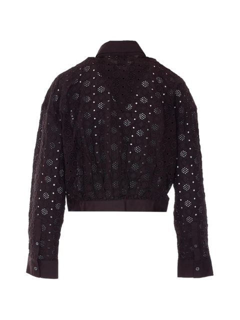 PINKO broderie anglaise shirt - Brown - zdjęcie produktu nr 2