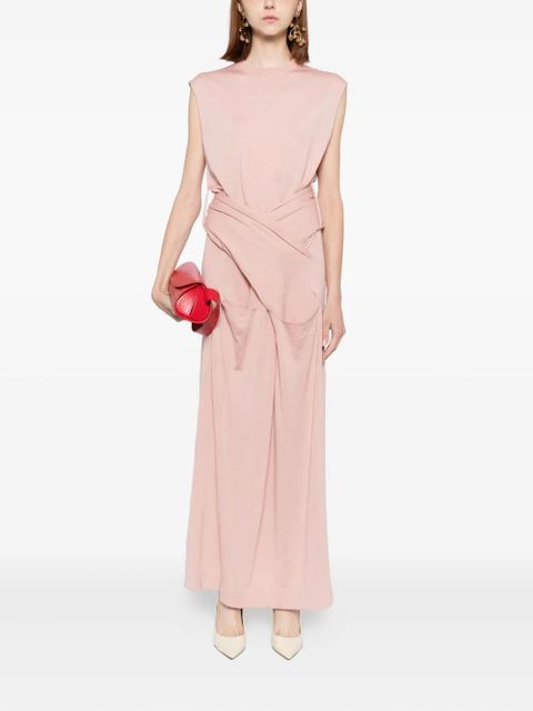 Jil Sander draped dress - Pink