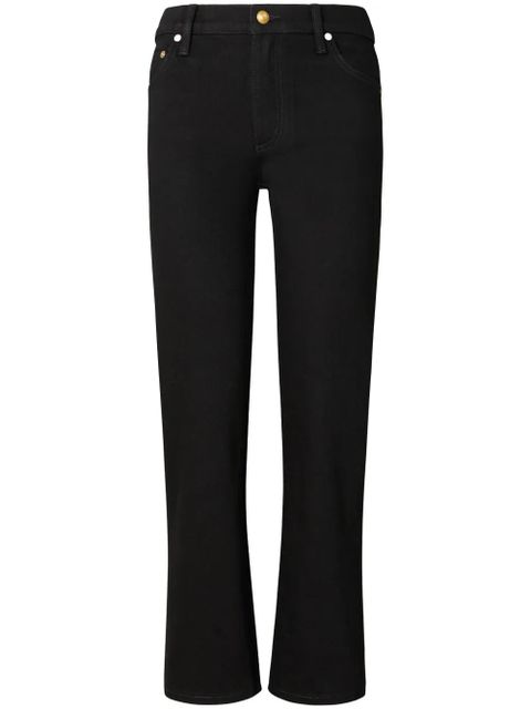 Tory Burch cropped flared jeans - Black - zdjęcie produktu nr 1