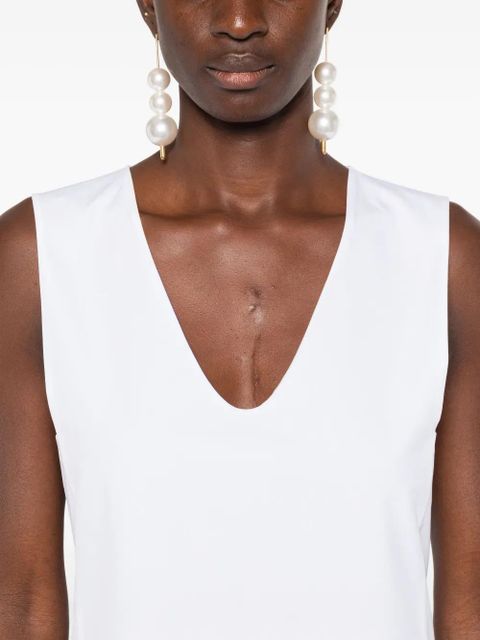 KHAITE Avery midi dress - White