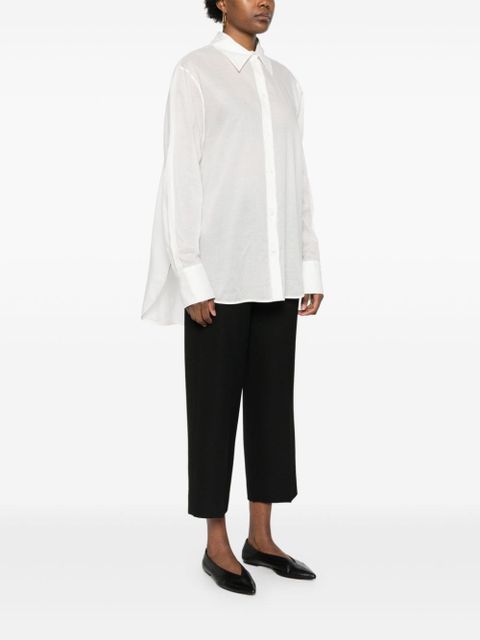 TOTEME long-sleeve cotton shirt - White - zdjęcie produktu nr 2