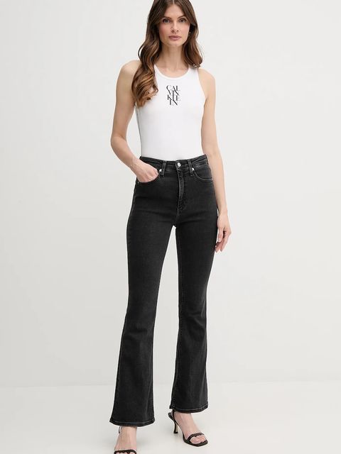 Calvin Klein Jeans top kolor biały LV044C219G