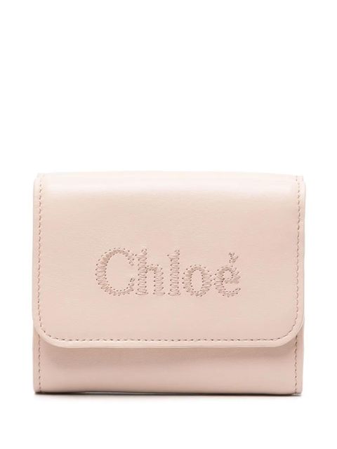 Chloé small Sense leather wallet - Pink - zdjęcie produktu nr 1