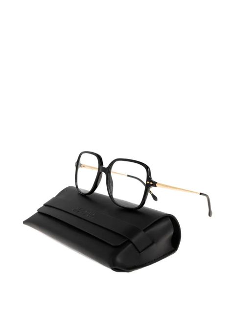 Isabel Marant Eyewear geometric-frame glasses - Black - zdjęcie produktu nr 2