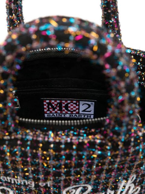 MC2 Saint Barth fringed tote bag - Black
