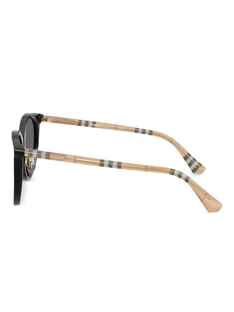 Burberry Eyewear check-pattern sunglasses - Black
