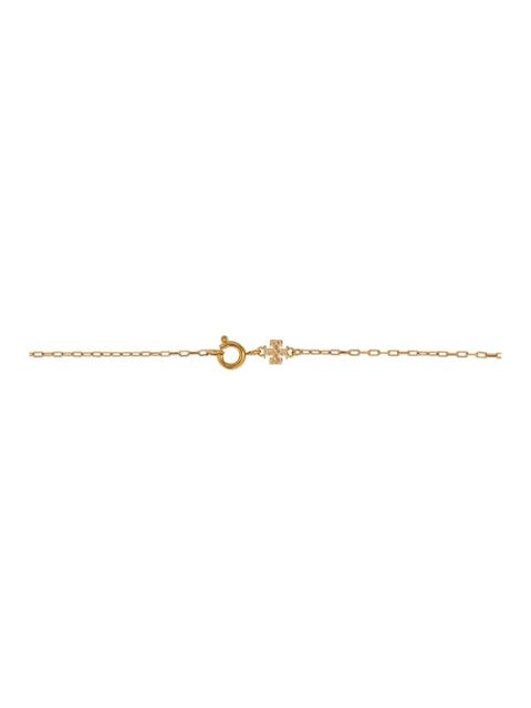 Tory Burch Kira Clover long necklace - Gold