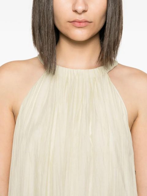 Eleh crinkled maxi dress - Neutrals