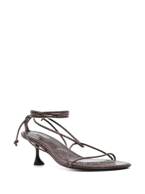 Proenza Schouler 60mm Tee sandals - Brown - zdjęcie produktu nr 2