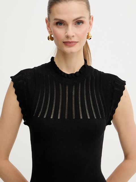 Morgan sukienka kolor czarny mini rozkloszowana RMSNOW