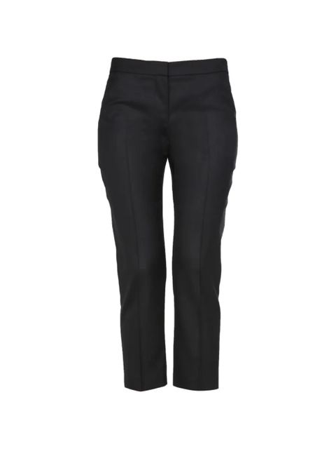Alexander McQueen straight-leg cropped trousers - Black - zdjęcie produktu nr 1