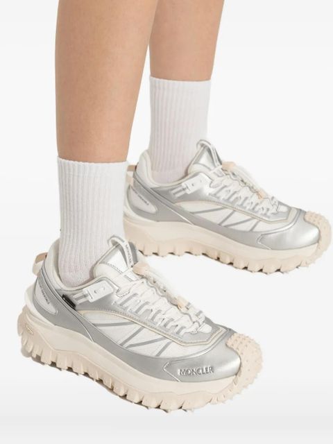 Moncler Trailgrip GTX leather sneakers - Silver