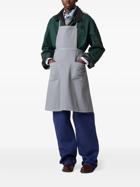 Miu Miu intarsia collared sweater - Grey - zdjęcie produktu nr 2