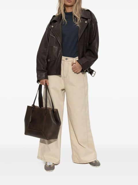 Marni crocodile-effect sneakers - Grey - zdjęcie produktu nr 2