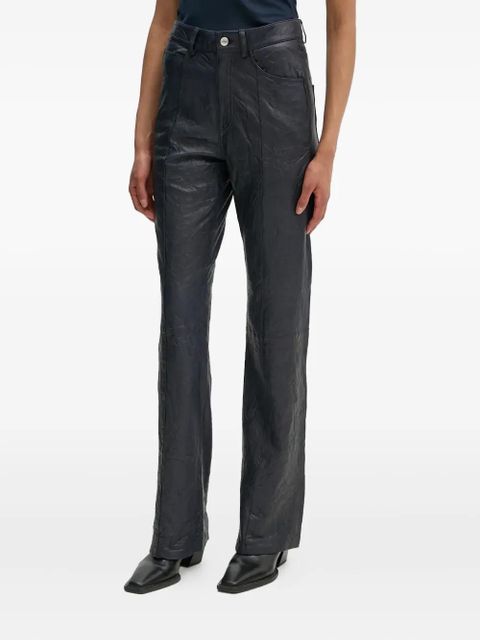 Zadig&Voltaire Evy leather trousers - Blue - zdjęcie produktu nr 1