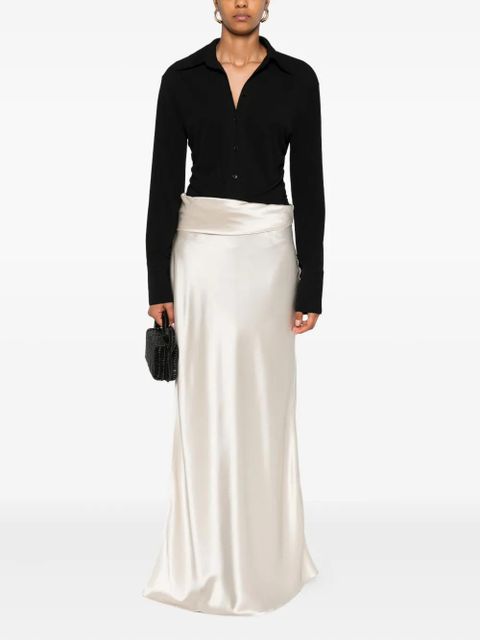 Nanushka satin-slip maxi dress - Neutrals - zdjęcie produktu nr 2