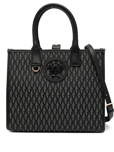 Versace small V Allover La Medusa tote bag - Grey - zdjęcie produktu nr 2