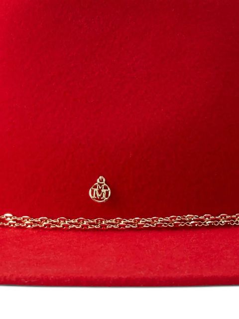 Maison Michel Roy hat - Red - zdjęcie produktu nr 2