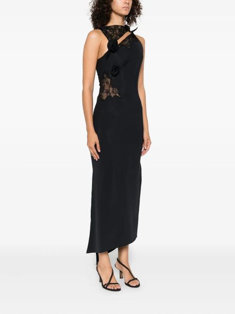 Coperni lace-embellished maxi dress - Black