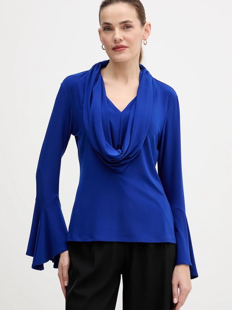 Joseph Ribkoff bluzka damska kolor niebieski gładka 254114 - zdjęcie produktu nr 1