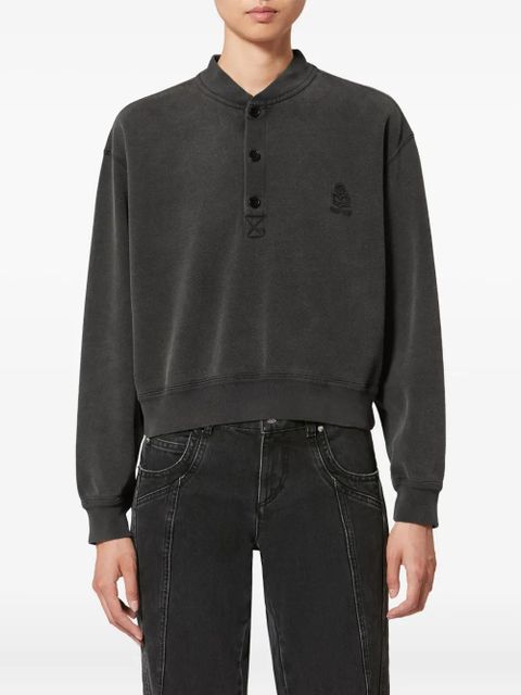 MARANT ÉTOILE Simony embroidered sweatshirt - Grey - zdjęcie produktu nr 2