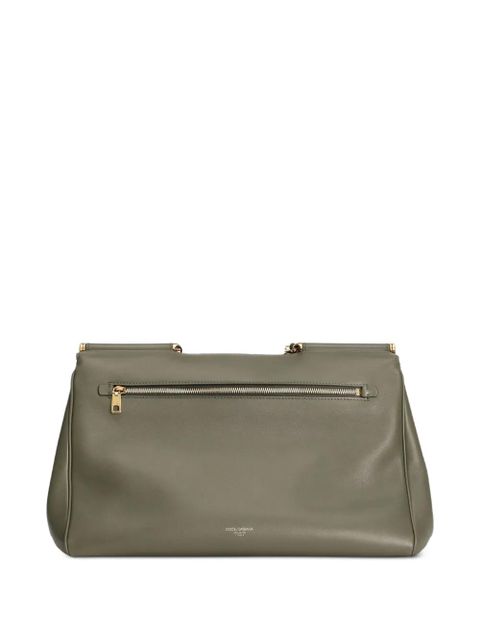 Dolce & Gabbana My Sicily padlock top-handle tote bag - Green