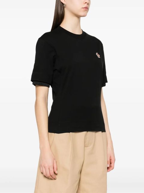 Moncler Grenoble logo-patch cotton T-shirt - Black