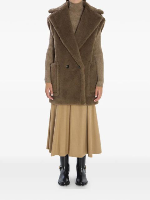 Max Mara Bormida double-breasted gilet - Brown - zdjęcie produktu nr 2